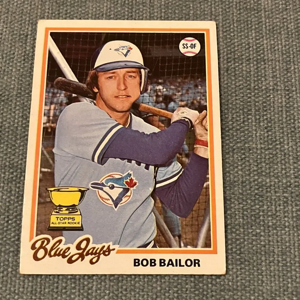 1978 Topps Toronto Blue Jays Baseball Card Trading Card